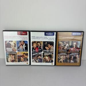 Turner Classic Movies TCM Marlon Brando, Hitchcock, Romance (12 films total)